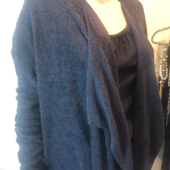 Barefoot Dreams Cozychic Lite island wrap waterfall style open cardigan - Picture 3 of 7